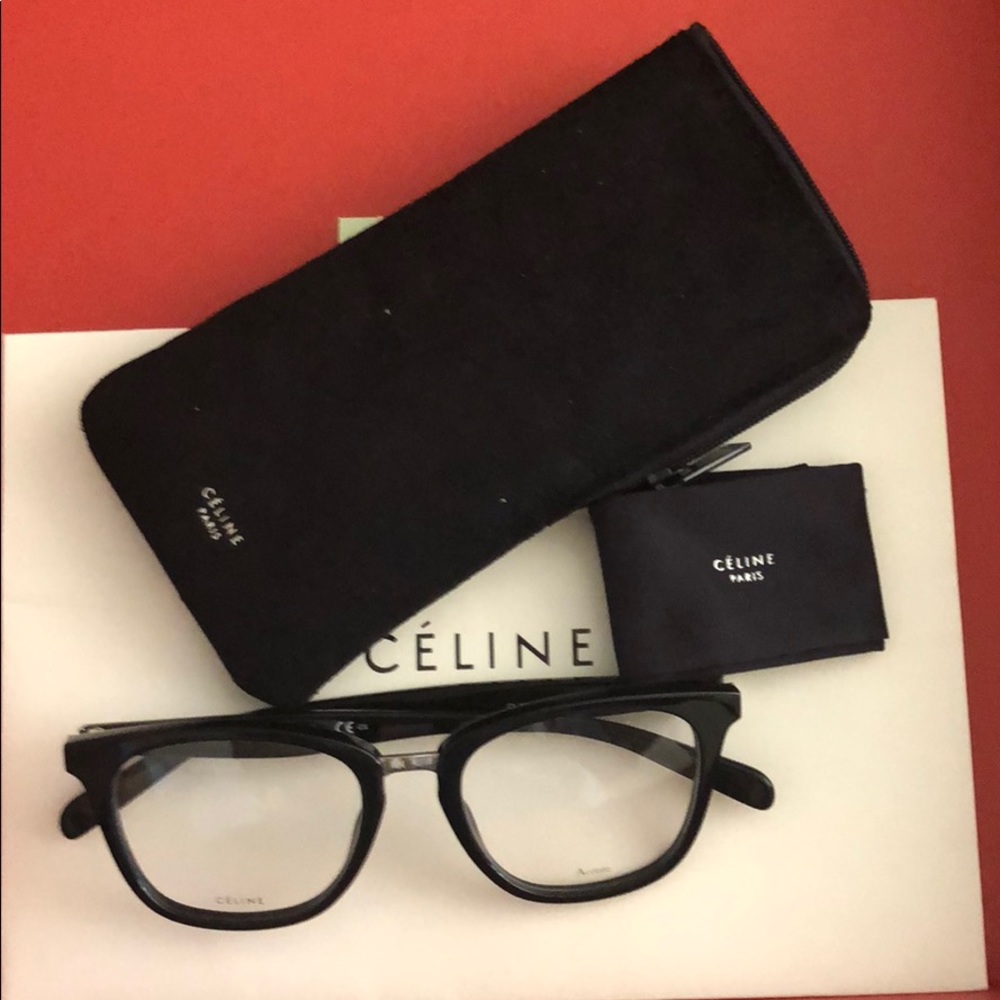 Celine Black Eyeglasses Frames